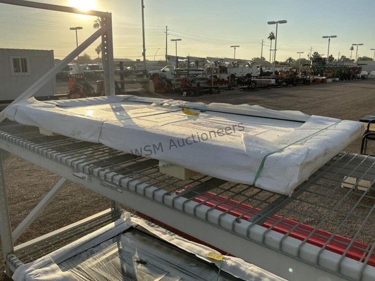 white-steel-security-door-w/-frame-and-hardware,-image-2