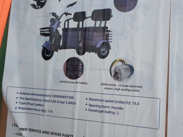 (1)-irgc40-mini-golf-cart---110v-unassembled---purple-image-4