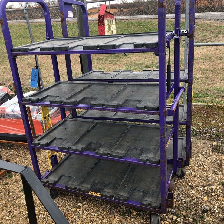 QTY (2) INDUSTRIAL ROLLING CARTS