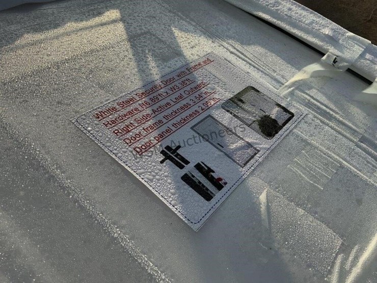 white-steel-security-door-w/-frame-and-hardware,-image-3