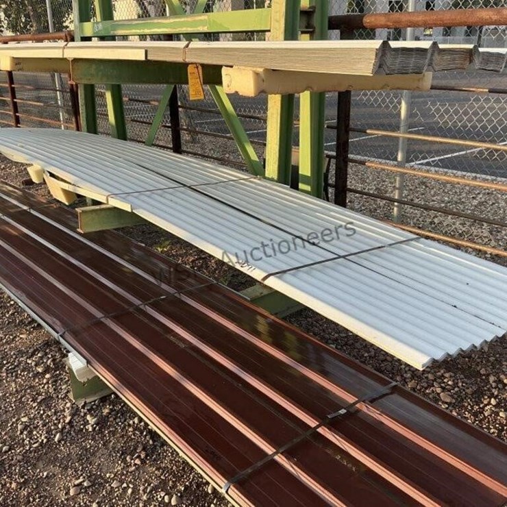 (20) 3FT X 20FT WHITE METAL ROOF PANELS