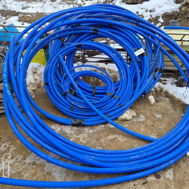 BLUE PLASTIC HOSE