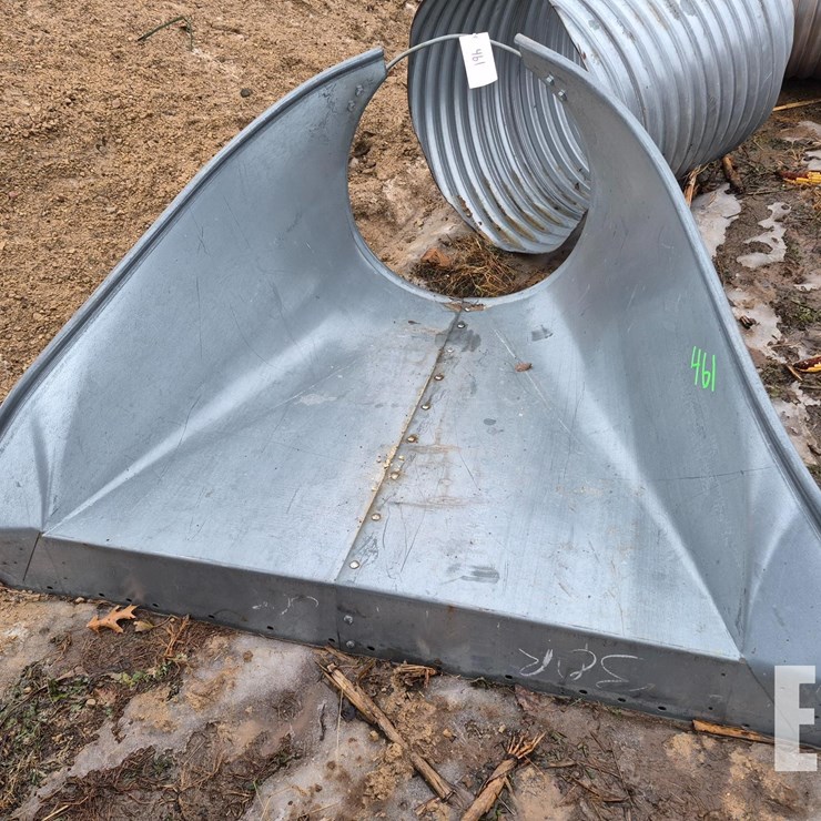 GALVANIZED CULVERT APRON END