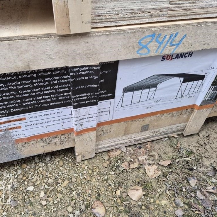 SDLANCH 20'X20' ALL-STEEL CARPORT