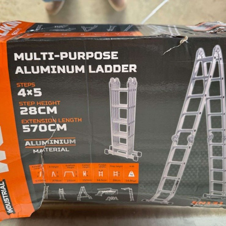 UNUSED MULTI-PURPOSE LADDER
