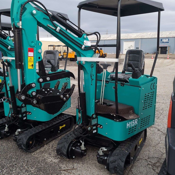 CFG Industrial Mini Excavator - H15R - GREEN