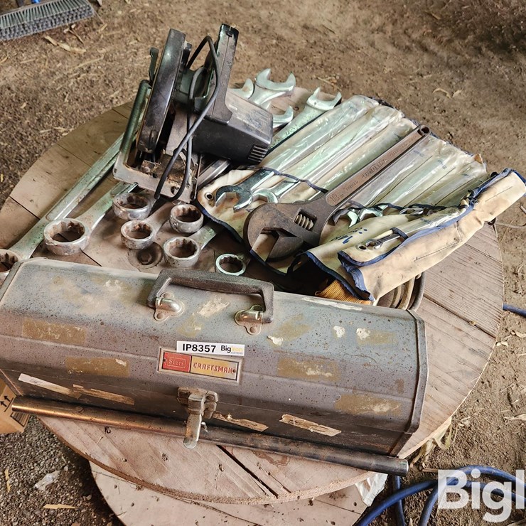 Assorted Wrenches/Storage Shelving w/ Fasteners