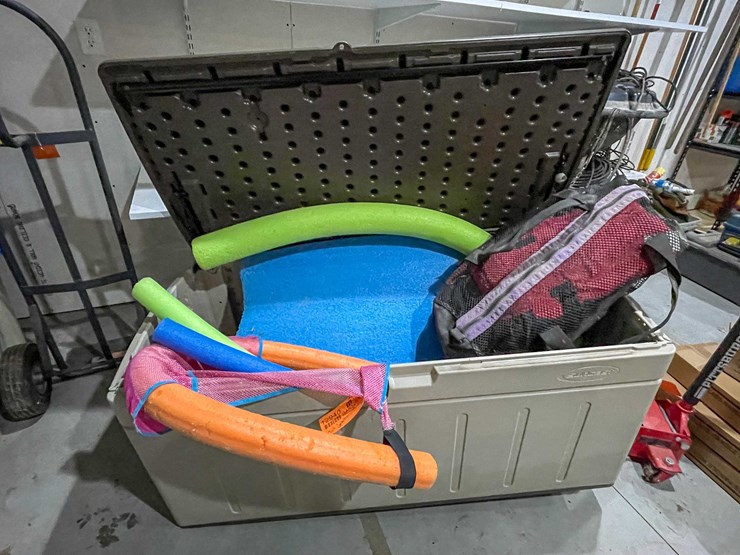 #12940-•-plastic-storage-container-with-pool-items-image-1