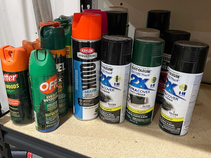 #12957-•-misc.-spray-can-lot-image-1