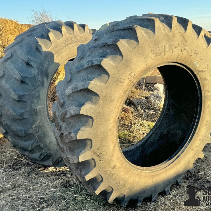 Firestone 20.8R38 Tractor Tires (BID PER UNIT)