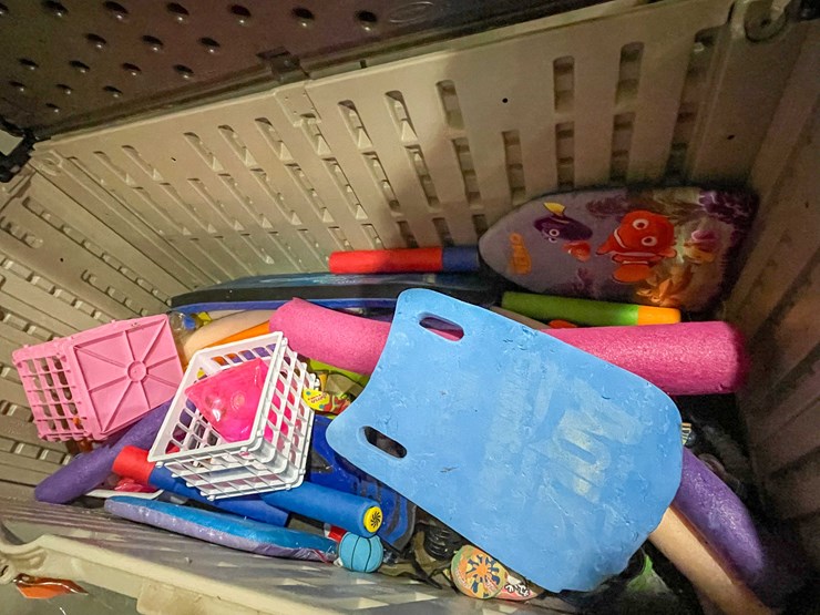 #12940-•-plastic-storage-container-with-pool-items-image-3