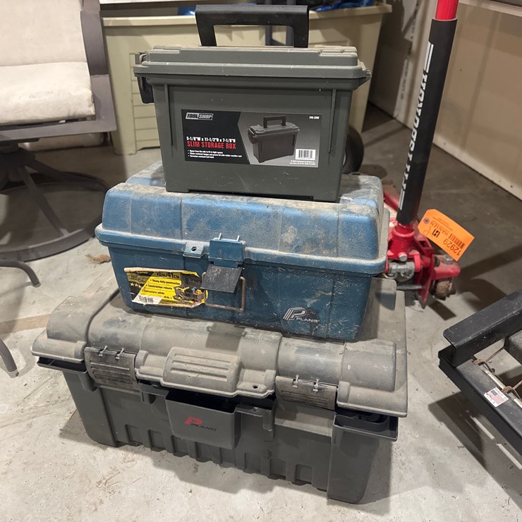 #12949 • (3) Tool Boxes and Contents
