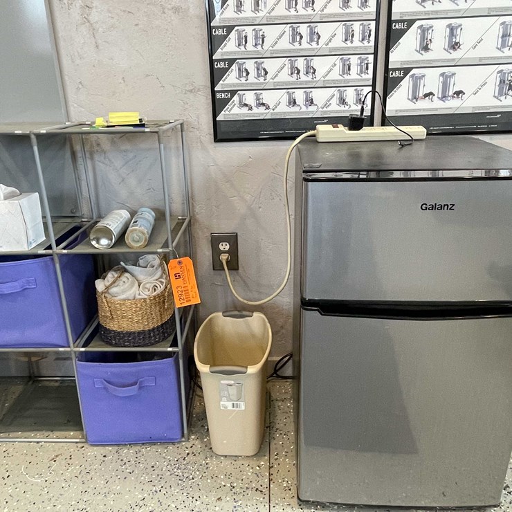 #12923 • Mini Fridge with Storage Stand