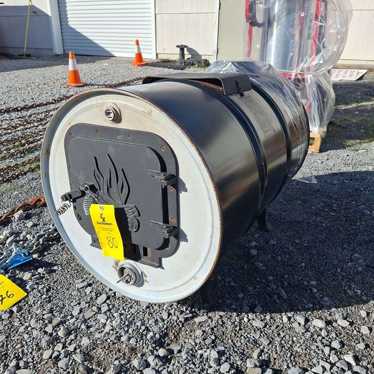 55 GALLON DRUM CAMP STOVE HEATER