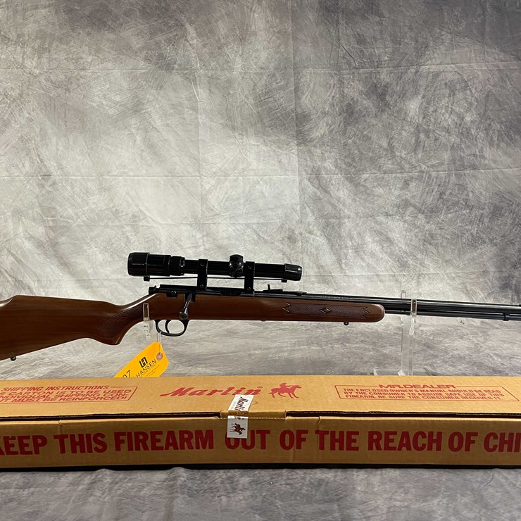 #1207 • Marlin Model 881, 22 LR Bolt Action Rifle, SN: 09528978, (Neenah, WI)
