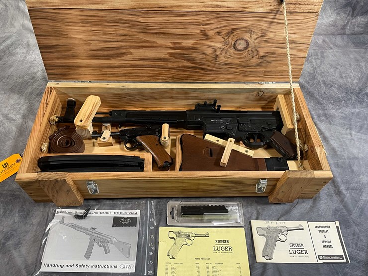 #1209-•-ati-and-stoeger-schmeisser-gsg-stg-44-and-luger-p08,-22-lr-semi-auto-rifle-&-pistol,-sn:-a703873,-a703873,-(neenah,-wi)-image-2