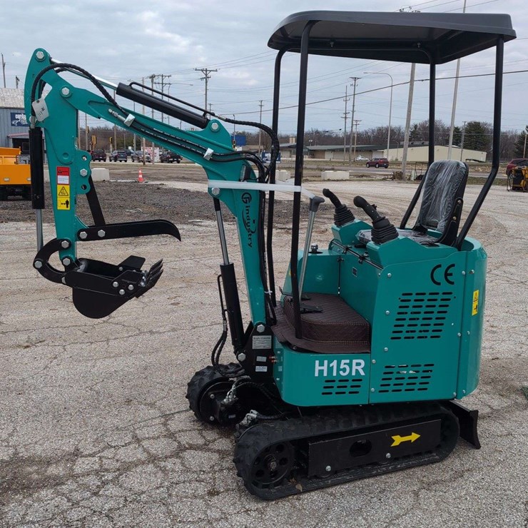 CFG Industrial Mini Excavator - H15R - GREEN