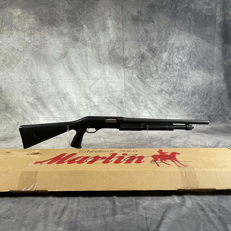 #4046 • Stevens Model 320, 12 Ga. Pump Action Shotgun, SN: 121449C, (Neenah, WI)