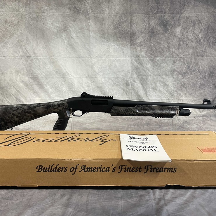 #4061 • Weatherby PA 459 Grim Reaper, 12 Ga. Pump Action Shotgun, SN: AK24566, (Neenah, WI)
