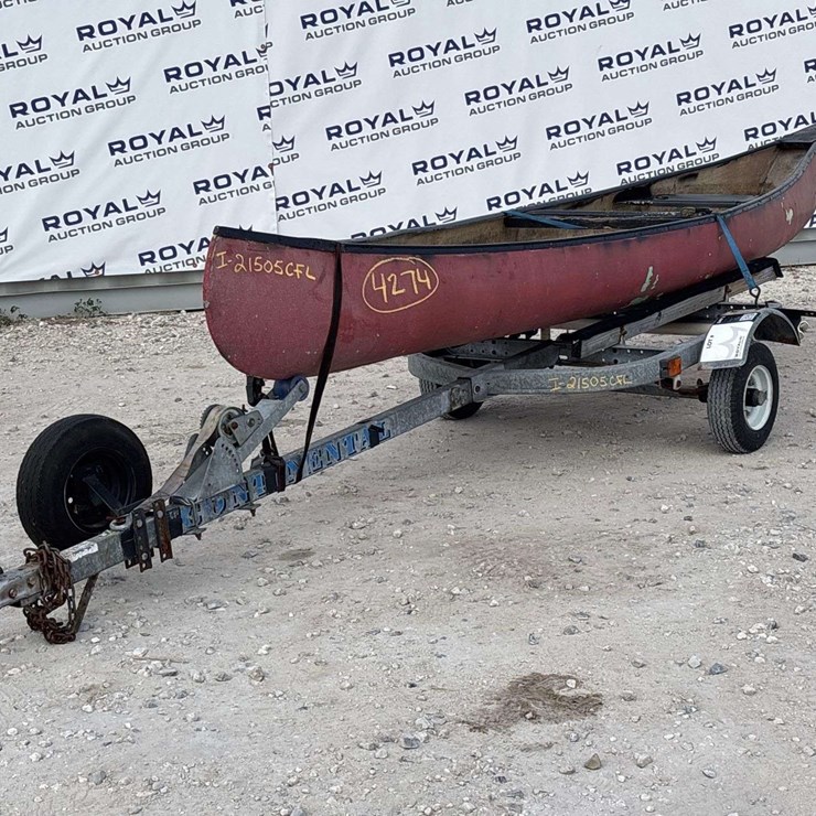 16ft. Canoe w/ 12ft. Continental Trailer