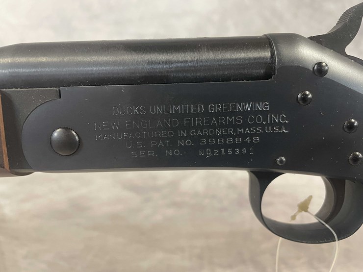 #4064-•-new-england-ducks-unlimited-green-wing,-20-ga.-single-shot-shotgun,-sn:-nd215391,-(neenah,-wi)-image-13