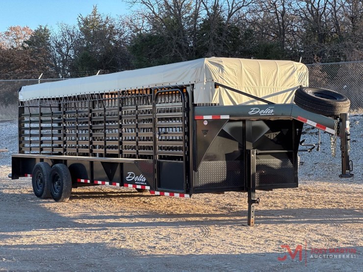 new-2025-delta-24'-gooseneck-cattle-trailer-image-1