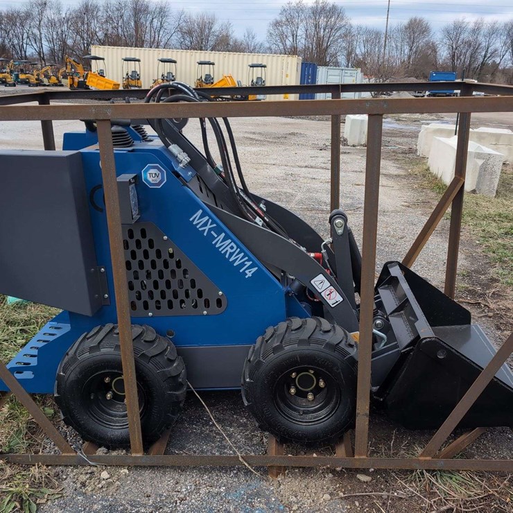 AGT Wheeled Skid Steer Loader MX-MRW14 - Blue
