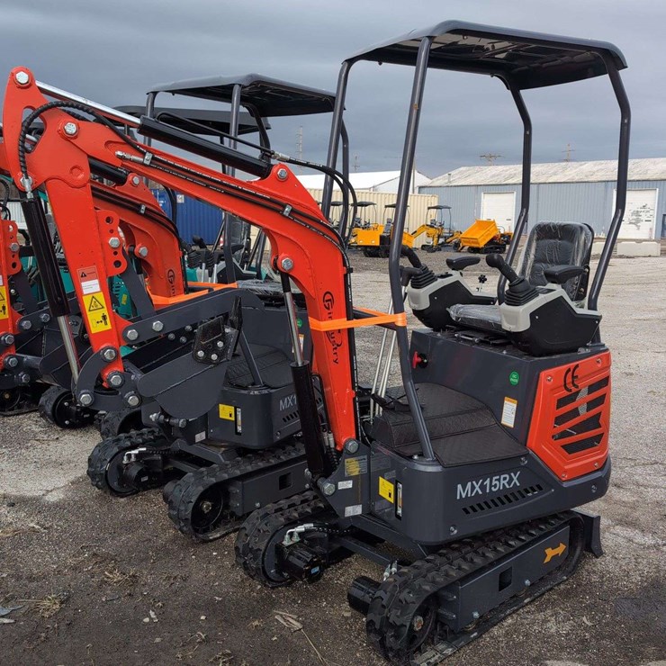 CFG Industrial Mini Excavator - MX15RX - RED
