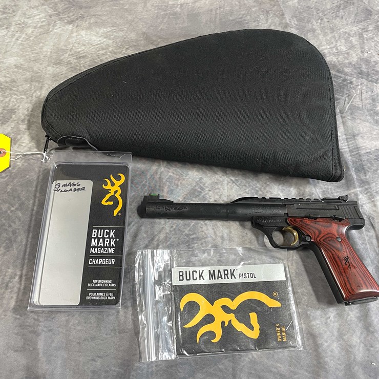 #5195 • Browning Buckmark, 22 LR Semi-Auto Pistol, SN: BRUS23198ZN515, (Neenah, WI)