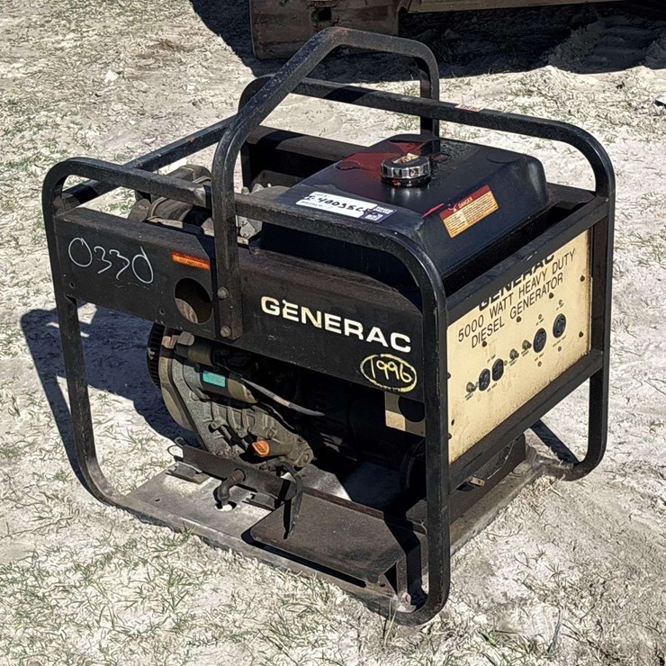 Generac 5000W Heavy Duty Portable Diesel Generator