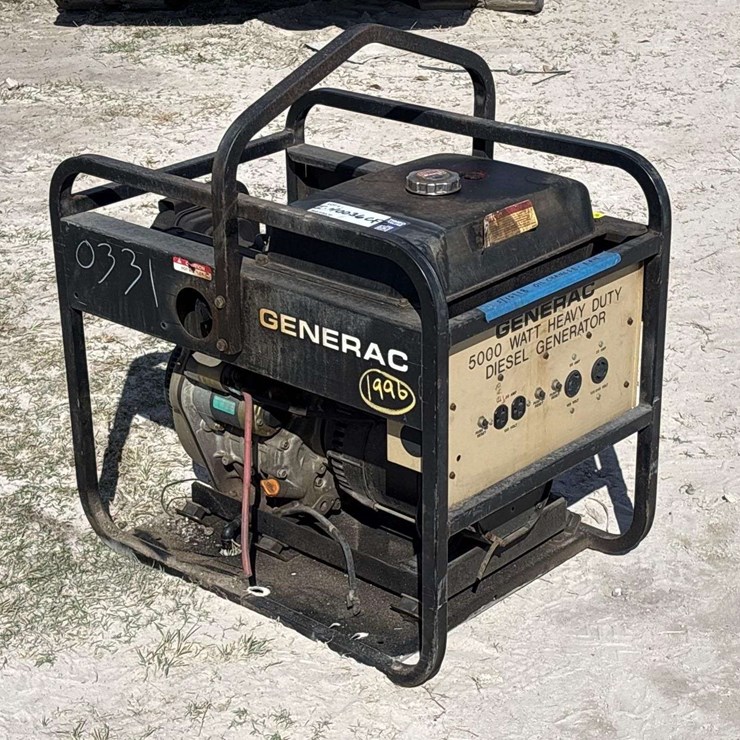 Generac 5000W Heavy Duty Portable Diesel Generator