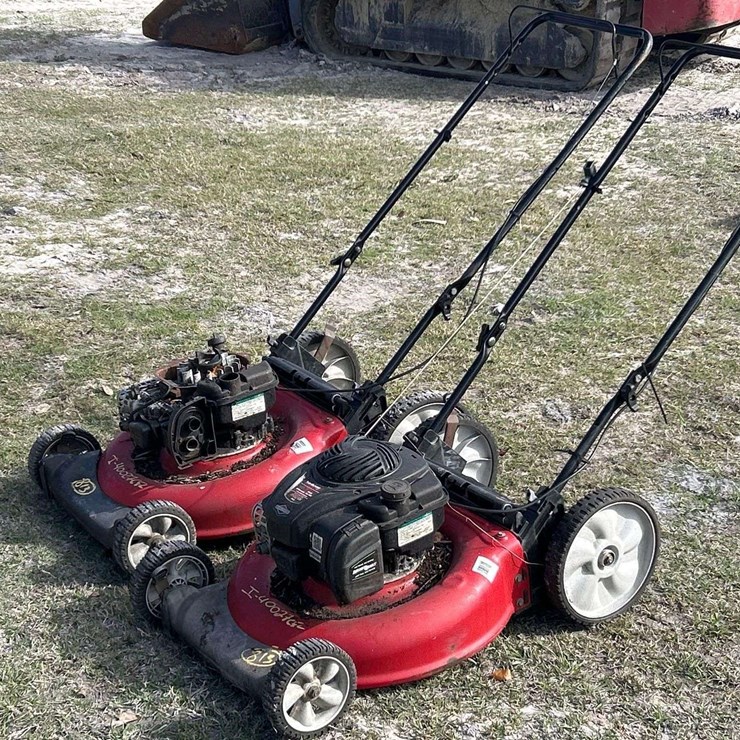 Lot of 2 Yard Machines Push Mowers