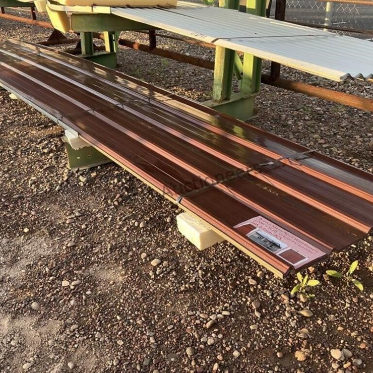 (20) 3FT X 20FT BROWN METAL ROOF PANELS