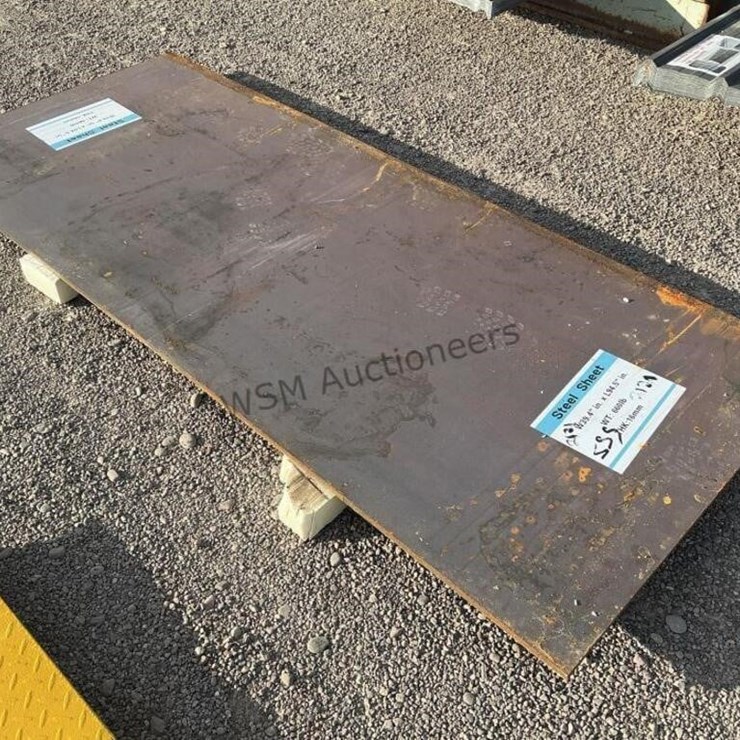 (1) 39.4IN X 94.5IN STEEL SHEET,