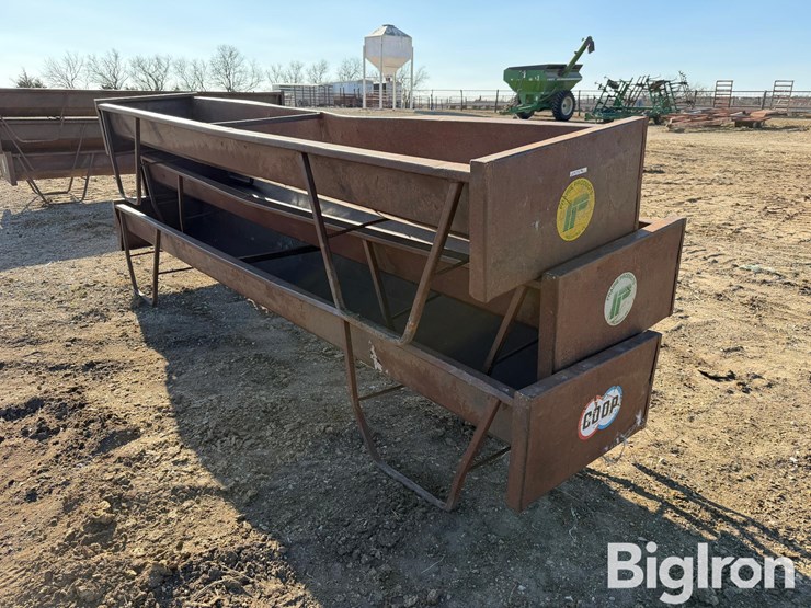prairie-products-/-coop-12'-steel-feed-bunks-image-1