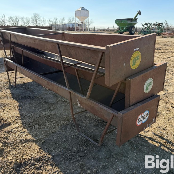 Prairie Products / Coop 12' Steel Feed Bunks