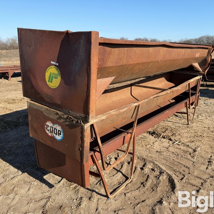 Prairie Products / Coop 12' Steel Feed Bunks