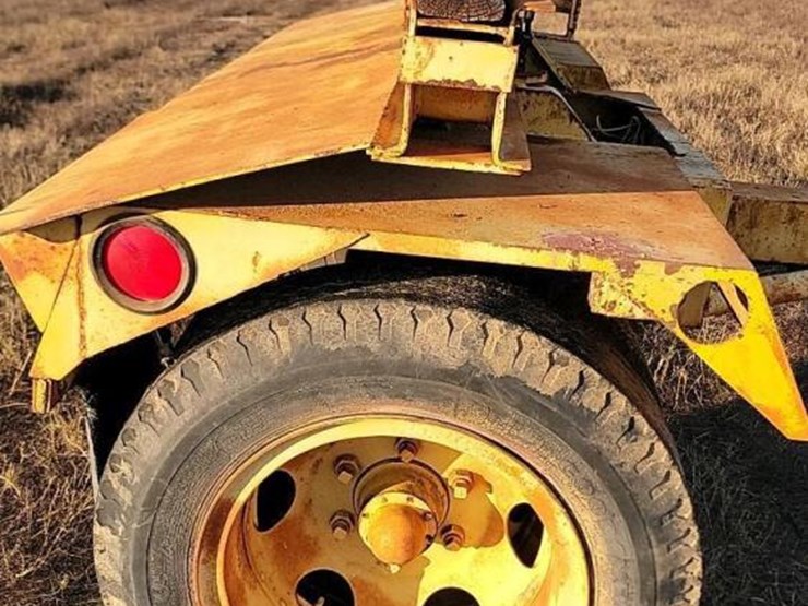 pole-trailer-(no-title---bill-of-sale-only):-yellow,-pintle-hitch-image-4