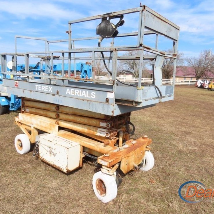 TEREX TS30 MANLIFT, S/N 98360168 (SALVAGE): AS IS, 1098 HRS