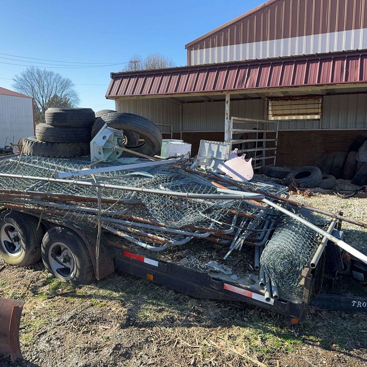 Trotter Tandem Axle Trailer w/ Contents