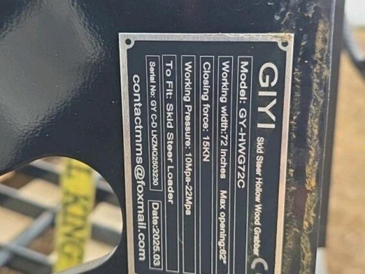new-giyi-gy-hwg72c-72"-grapple-for-skid-steer-image-2