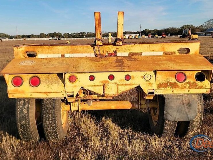 pole-trailer-(no-title---bill-of-sale-only):-yellow,-pintle-hitch-image-5