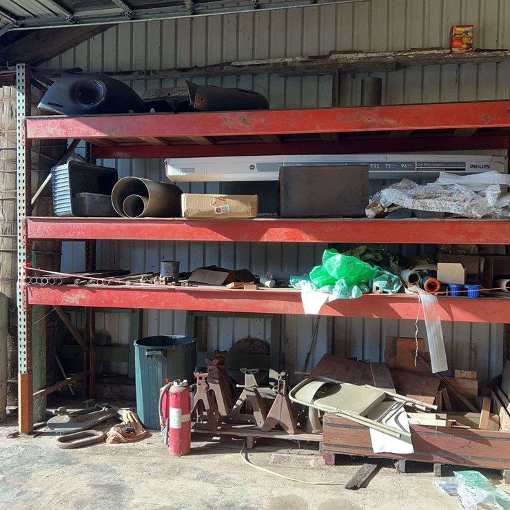 Pallet Rack with Contents