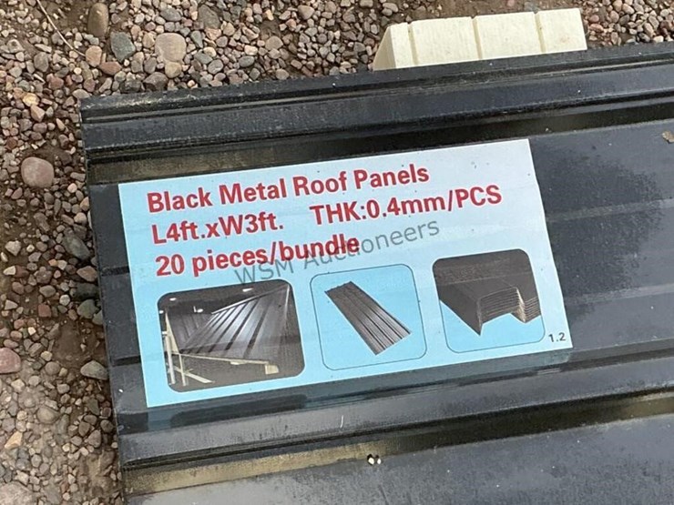 (20)-3ft-x-4ft-black-metal-roof-panels-0.4mm-thick-image-3
