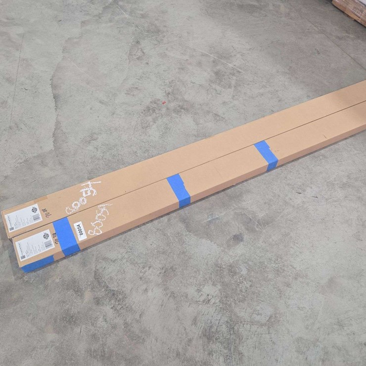 (2) Champion Cordless Light Filtering Vinyl Blinds (71"x48")