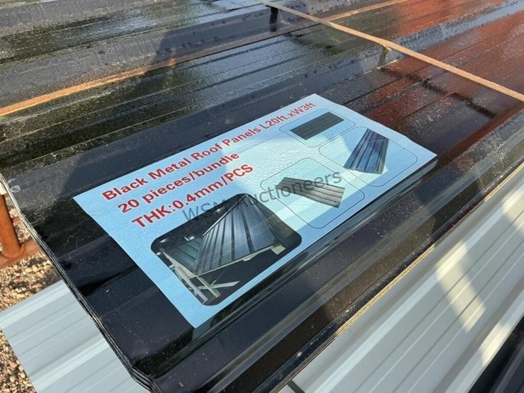 (20)-3ft-x-20ft-black-metal-roof-panels,-image-3