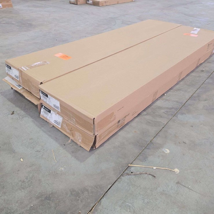 (8) 2" Cordless Faux Wood Blinds (53"x48")