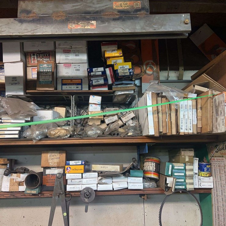 Contents Of Shelf And Gears