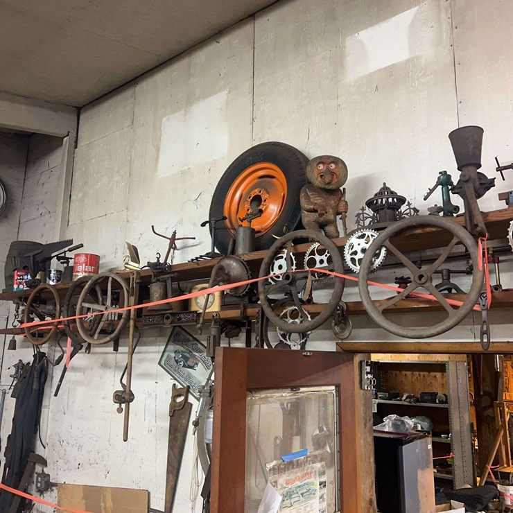 Contents Of Left Side Of The Shelf