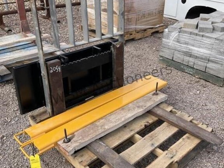 3ft-6in-skid-steer-forks-&-5ft-fork-extensions-image-2